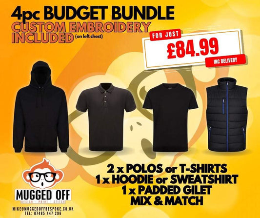 Embroidered WorkWear 4pc Budget Bundle
