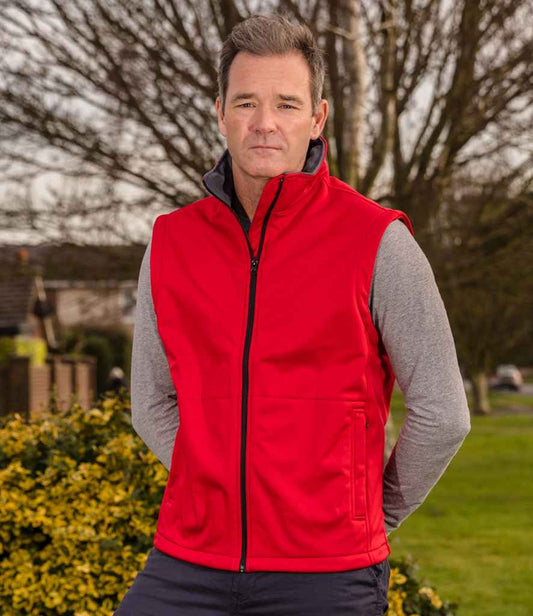 Result Core Softshell Gilet Inc embroidery
